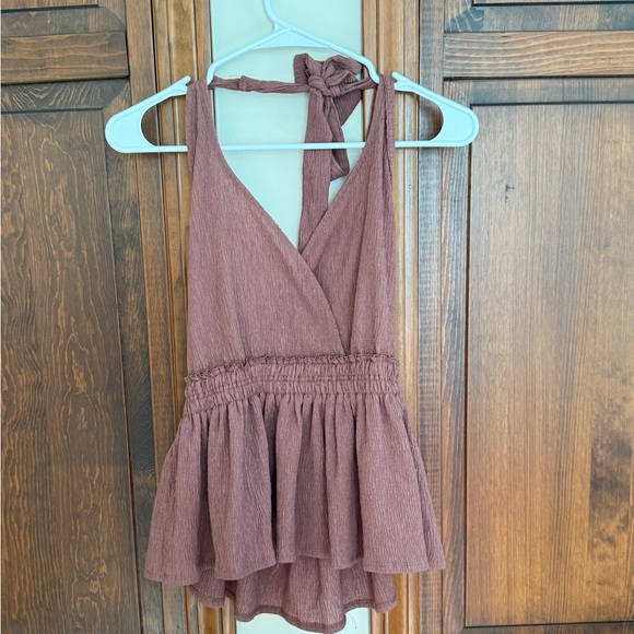 Express Mauve Sleeveless Tank Top - Picture 1 of 4